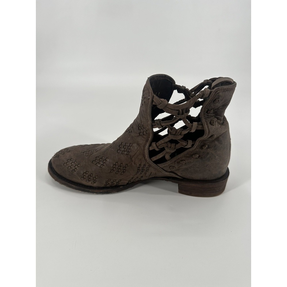 PATINA VIE BY LANE COWGIRL ANKLE BOOTIES WOMEN'S SIZE 7.5 BROWN - Picture 8 of 13